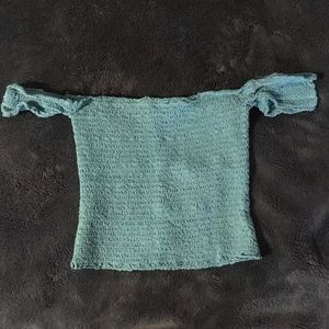 Forever 21 Blue Crop Top